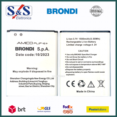 Batteria Brondi Amico Flip...