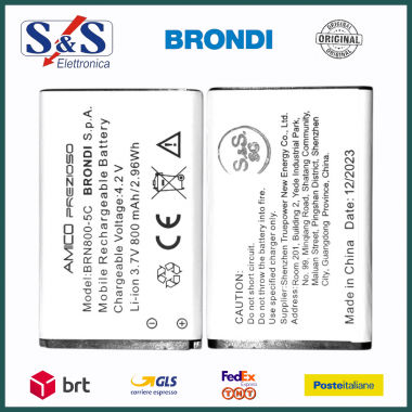 Batteria Brondi Amico Prezioso, Magnum 4, Amico Favoloso, Window+, Ami. Stiloso, Ami. Comfort, Ami. Fidato, Ami. Mio+ 3g